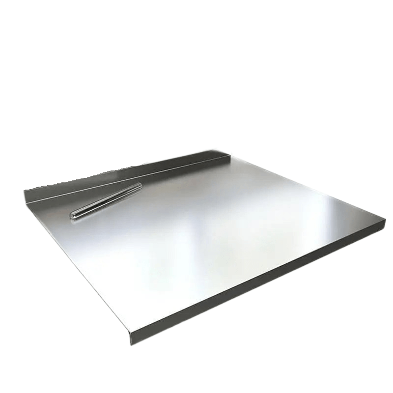 تخته برش استیل ضدزنگ EdgeGuard Pro با پایه ضد لغزش و لبه یکپارچه