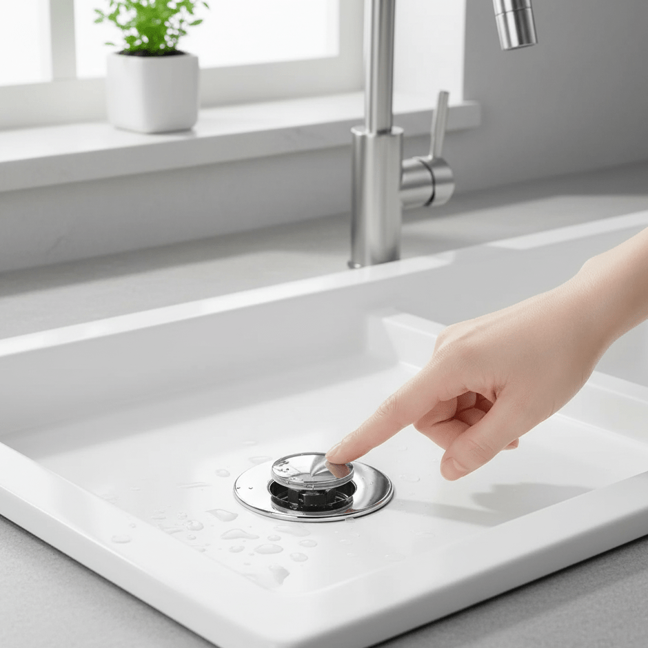 AquaShield ochrana odtoku proti ucpání a pro bezpečnost šperků