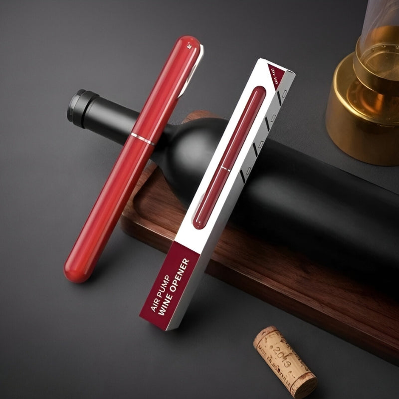 Müheloses Flaschenöffnen mit Luftdruck-Weinöffner