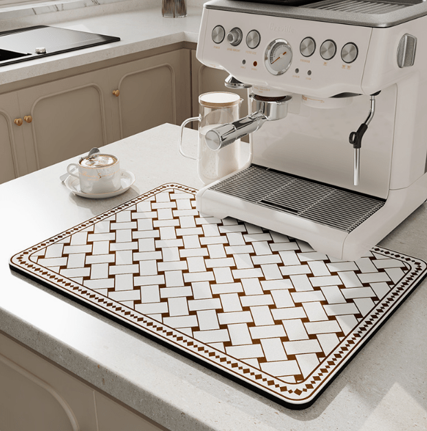 AeroDry Kitchen Mat With Fast Dry Diatomite Surface For A Hygienic Kitchen