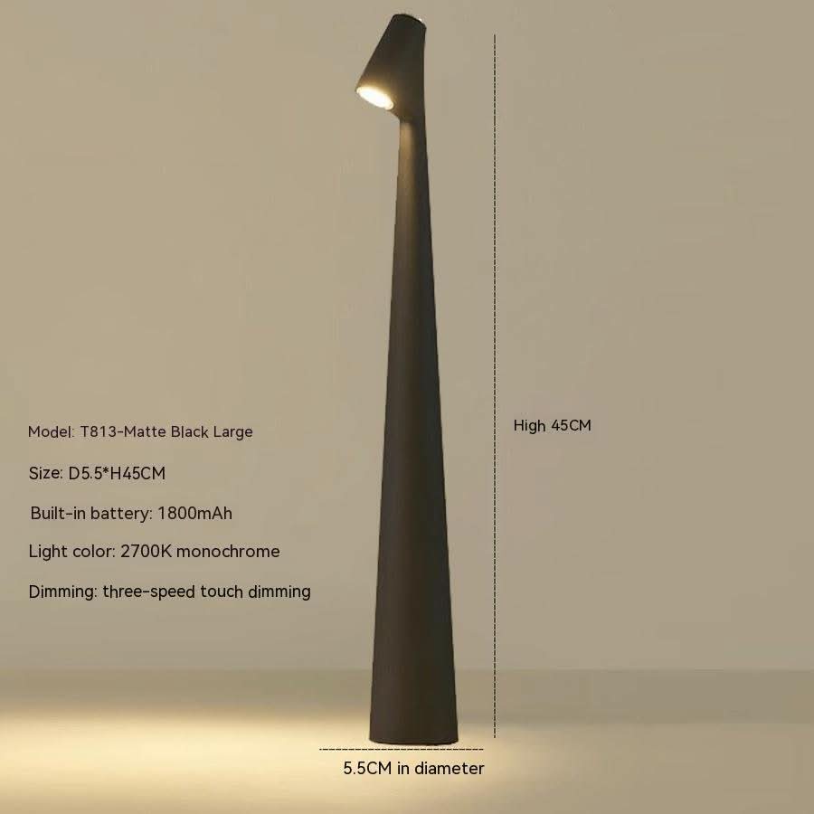 LumaNova Genopladelig Bordlampe med Moderne Design og Lang Batterilevetid