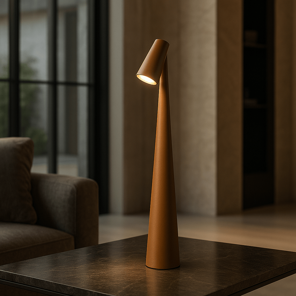 LumaNova Genopladelig Bordlampe med Moderne Design og Lang Batterilevetid