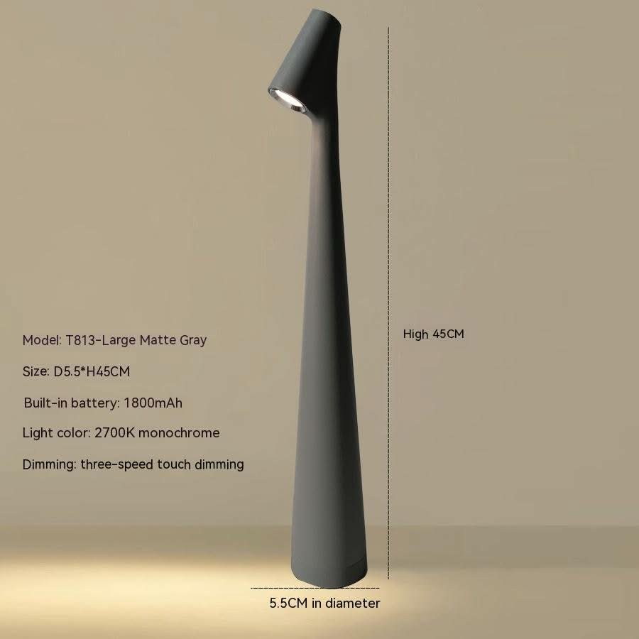 LumaNova Genopladelig Bordlampe med Moderne Design og Lang Batterilevetid