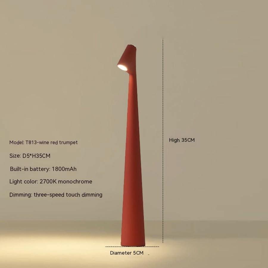 LumaNova Genopladelig Bordlampe med Moderne Design og Lang Batterilevetid