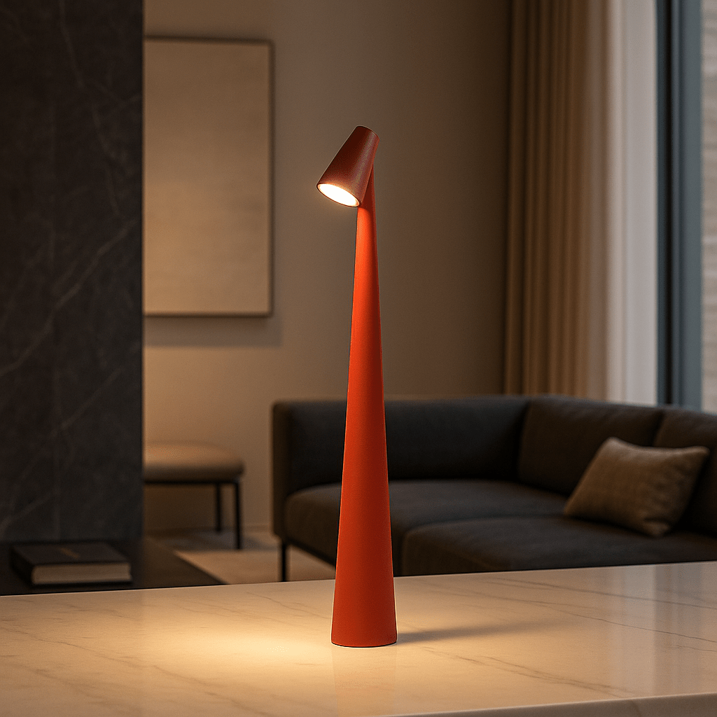 LumaNova Genopladelig Bordlampe med Moderne Design og Lang Batterilevetid