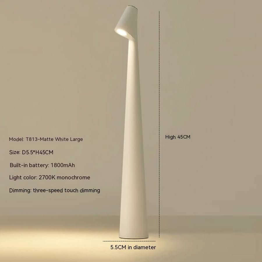 LumaNova Genopladelig Bordlampe med Moderne Design og Lang Batterilevetid