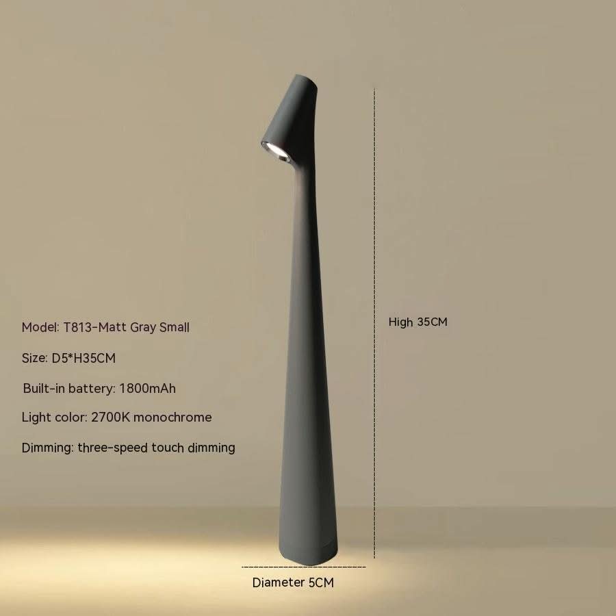 LumaNova Genopladelig Bordlampe med Moderne Design og Lang Batterilevetid