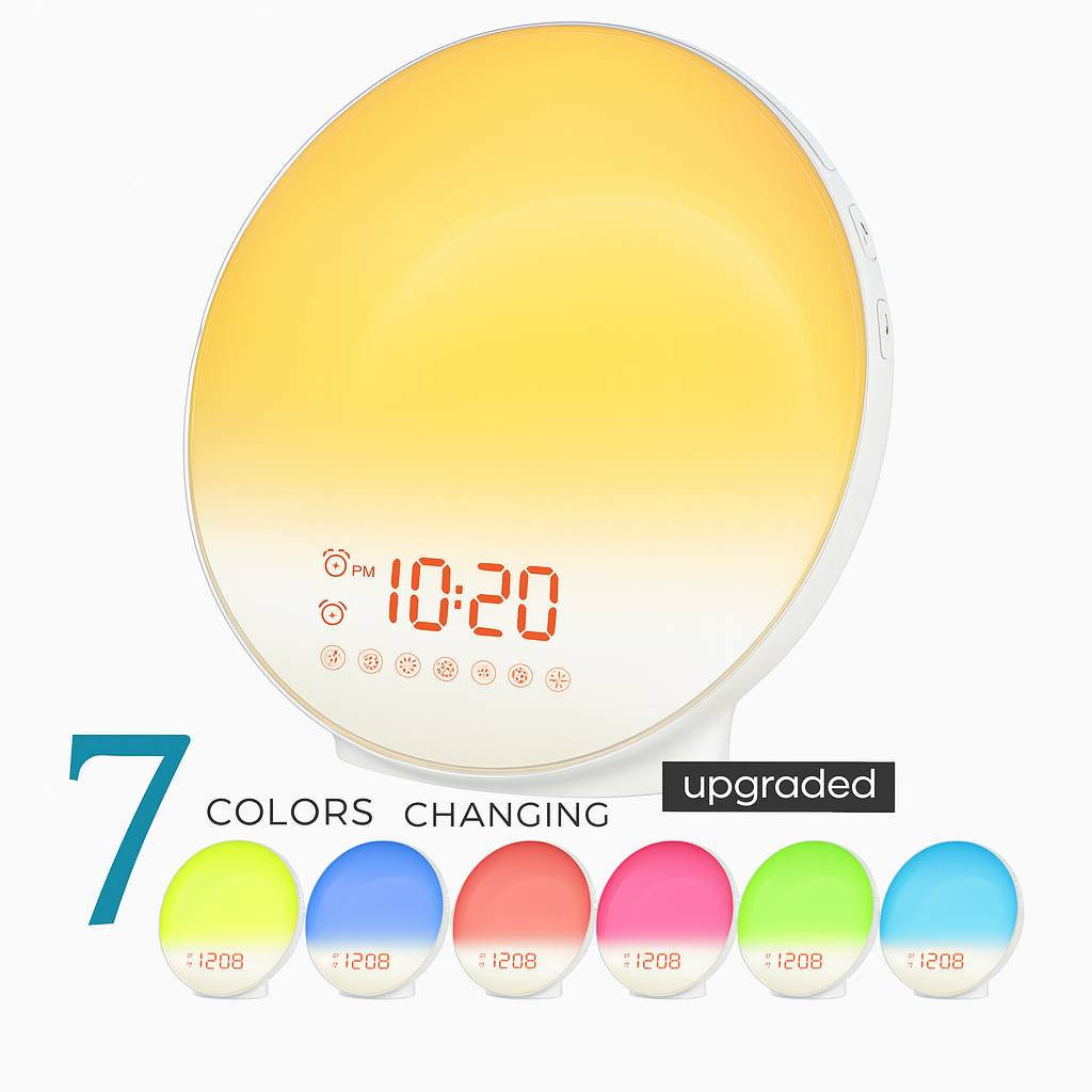 Wake Up Light: Smart Sunrise Alarm Clock and SAD Therapy Lamp
