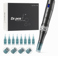 ApexDerm Pro Ultima M8 Microneedling Dermapen USB Genopladelig, 5 Patroner 32Pin