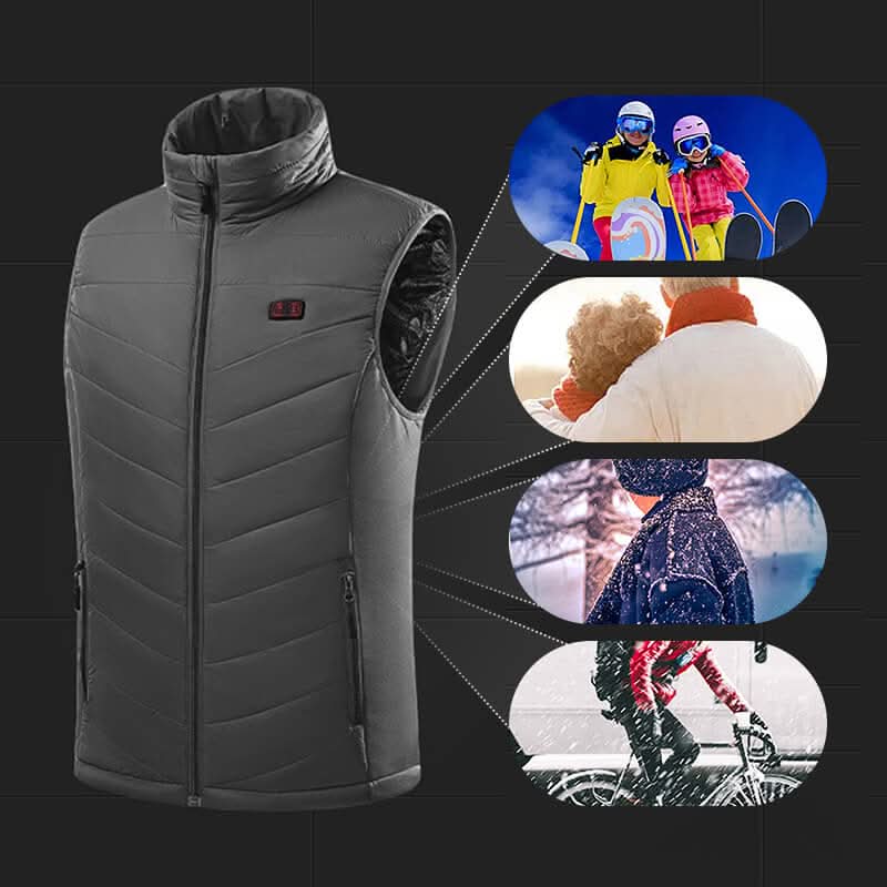 جلیقه گرم‌شونده PolarGlide با ۱۳ ناحیه برای راحتی نهایی در زمستان