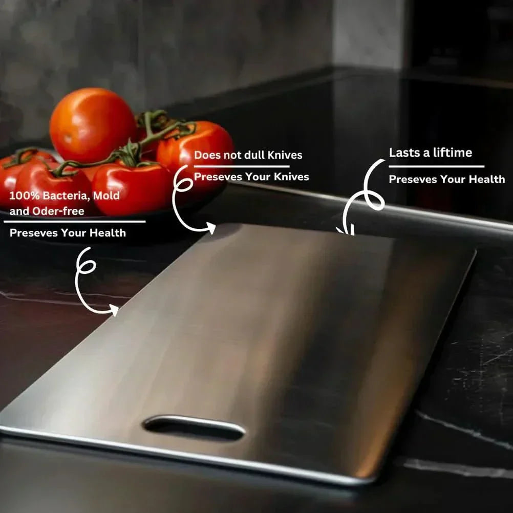 AeroGuard Titanium Cutting Board With Hygienic And Durable Surface