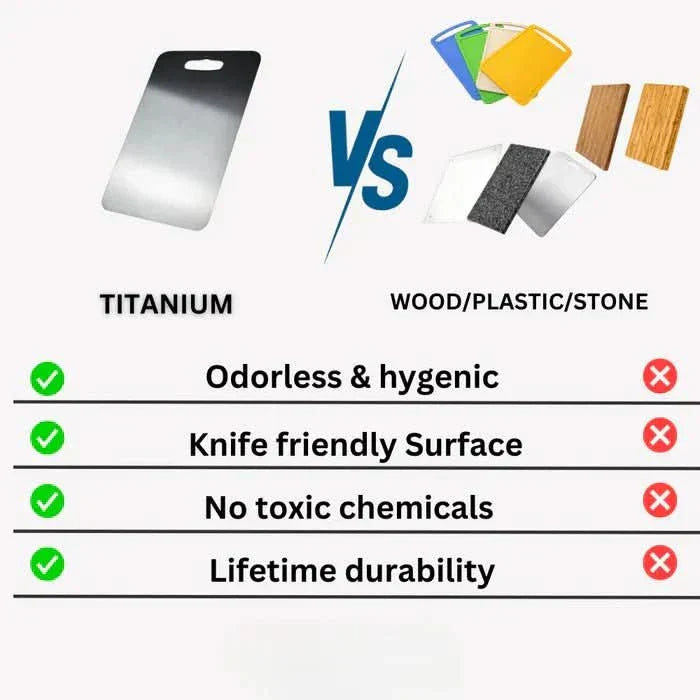 AeroGuard Titanium Cutting Board With Hygienic And Durable Surface