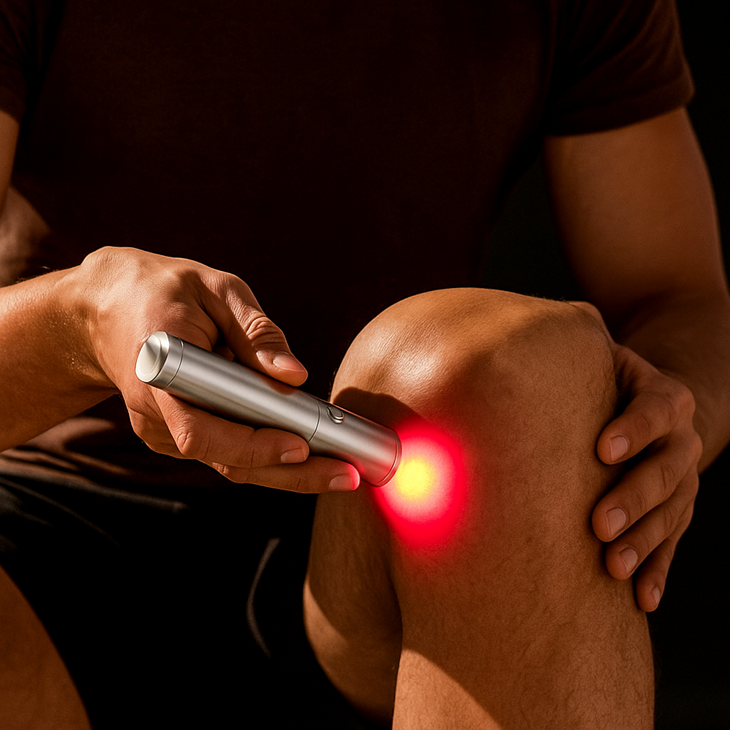 Red And Near-Infrared LED Light Torch - Handheld Device With Five Wavelengths
