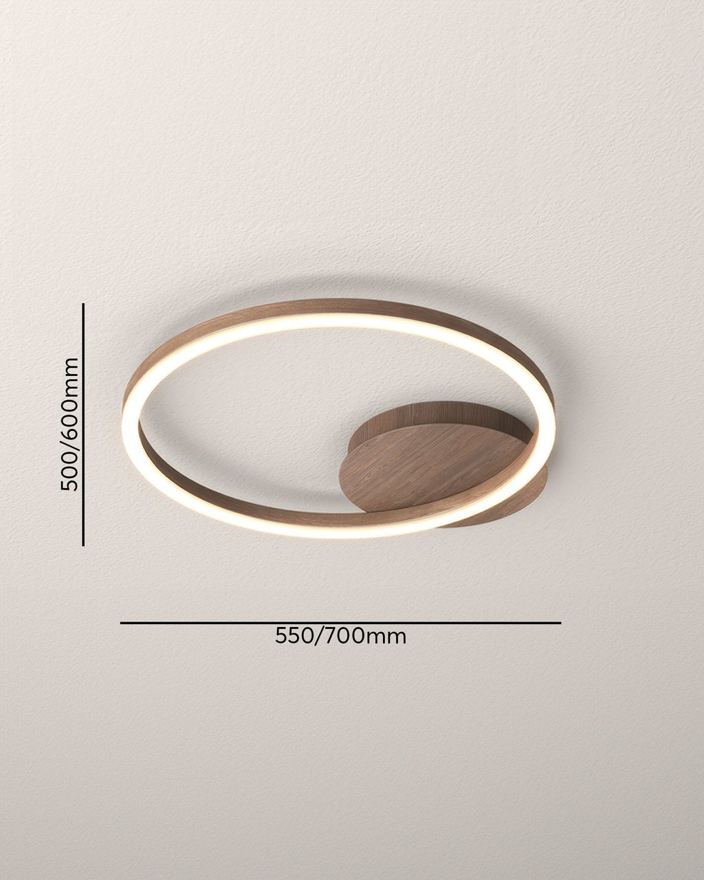 Asteron Geometric LED Ceiling Light Flush Mount for Modern Homes