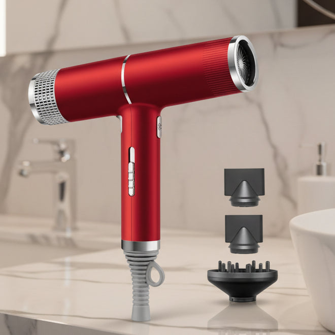 سشوار حرفه‌ای فوق‌العاده سبک AeroVibe برای حالت‌دهی سریع مو
