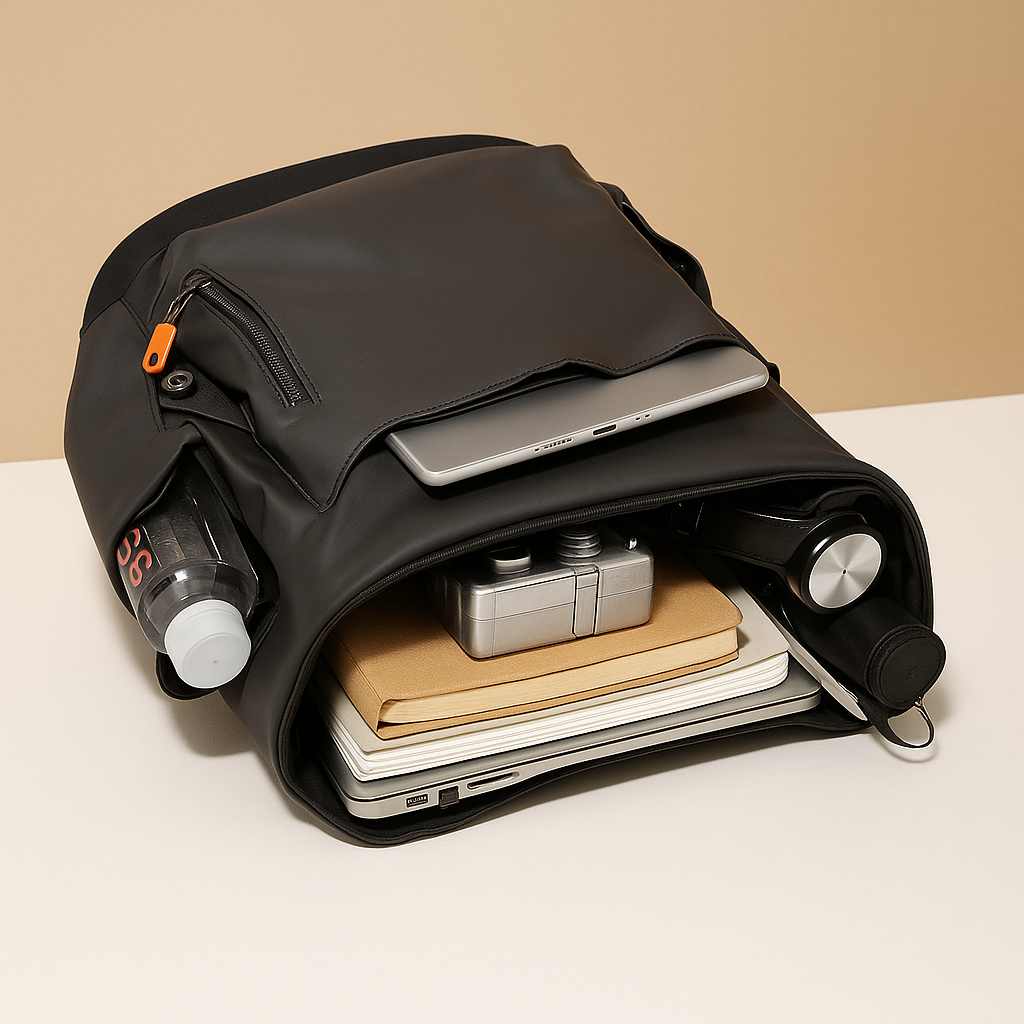 Waterproof Leather Laptop Backpack for Men NovaTrail