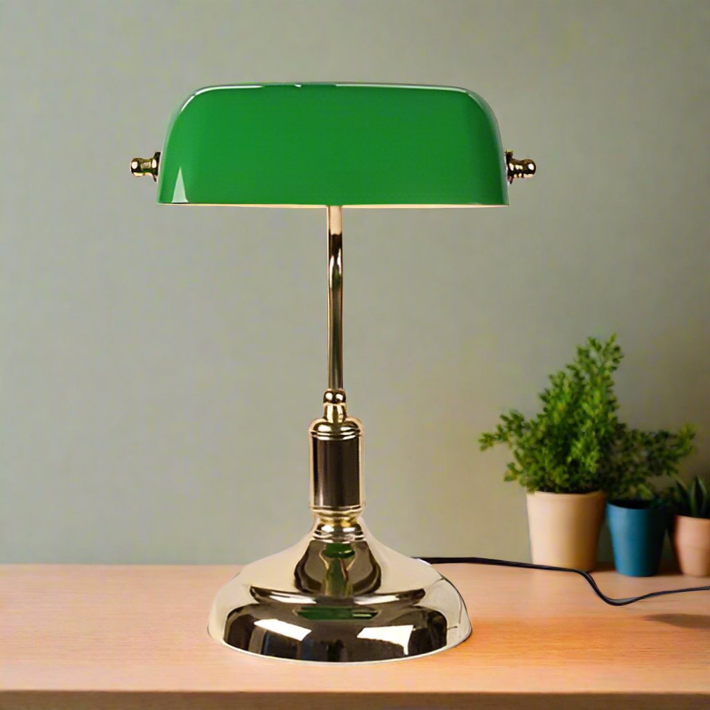 Aurelle Glass Table Lamp — European Style Luxury Lighting