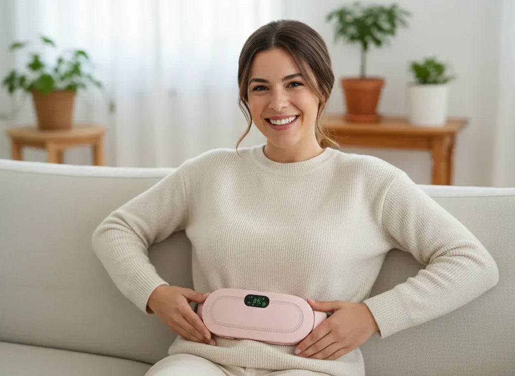 Nastavitelný menstruační hřejivý pás pro úlevu od bolesti a každodenní pohodlí