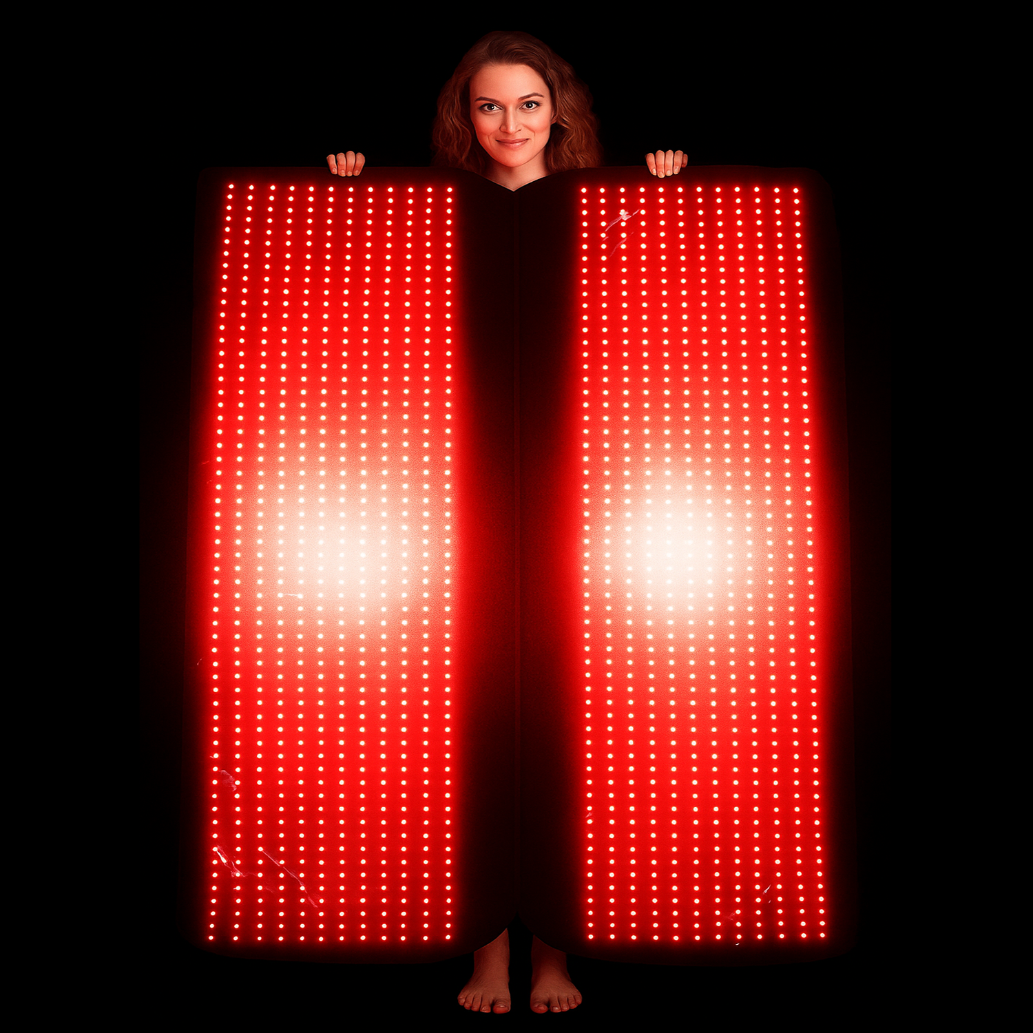 NovaThera Pro Full Body Sleeping Red Light Therapy Mat With 3600 LEDs 660nm And 850nm