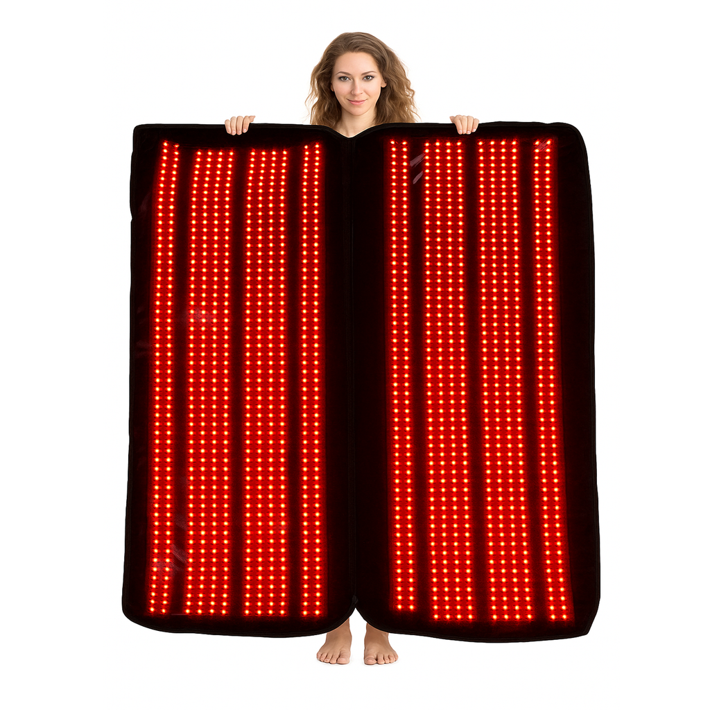Total Body Red Light Therapy Mat With 2320 LEDs 660nm and 850nm